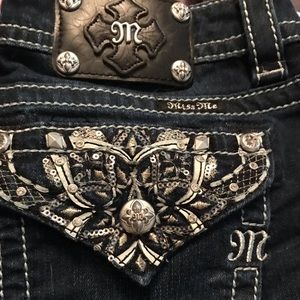 Miss Me jeans 30 signature boot